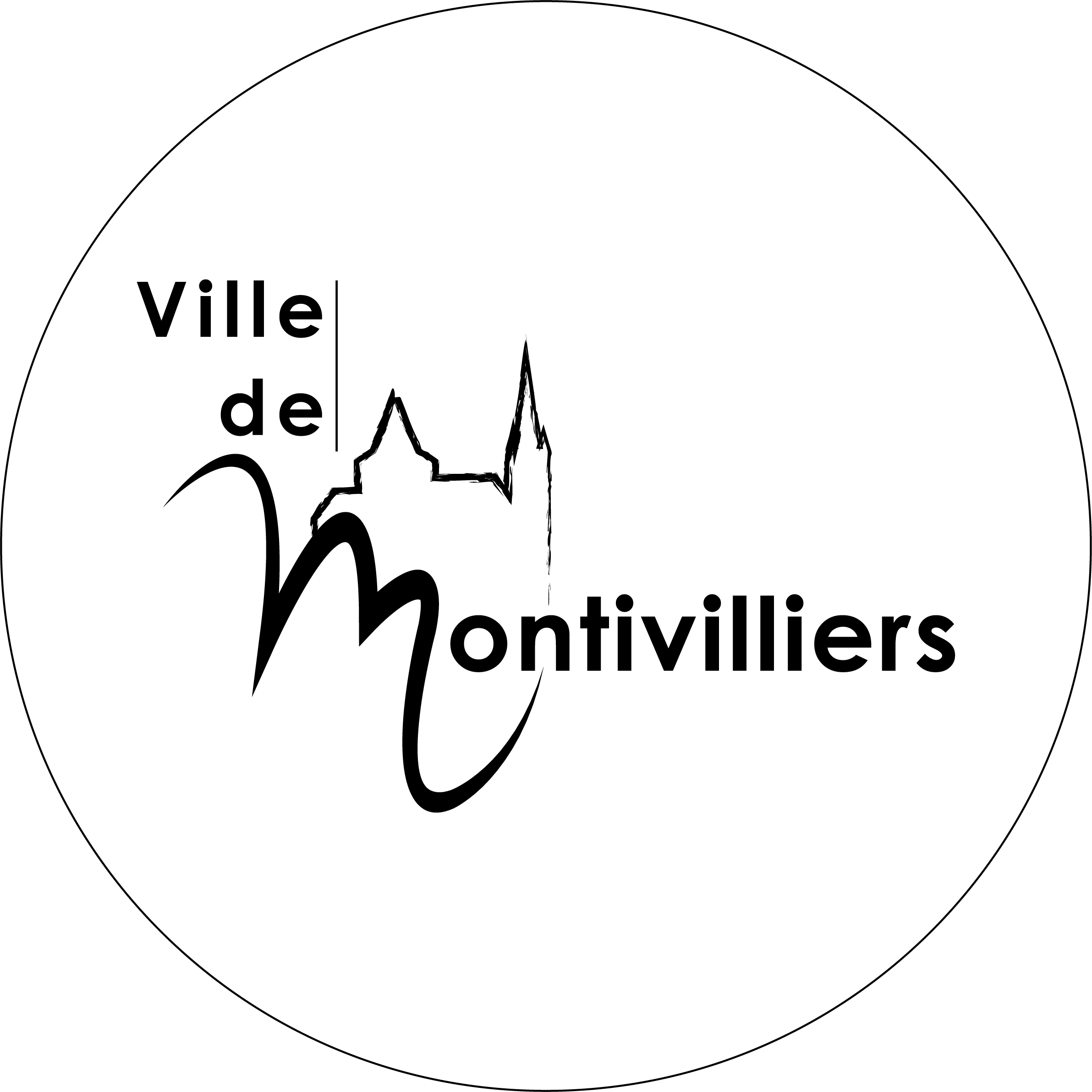 Ville de Montivilliers Logo 4 noir
